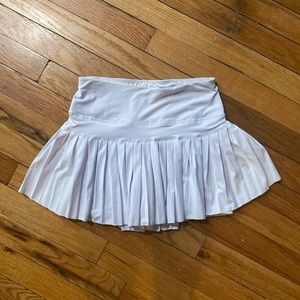Gold Hinge white tennis skirt / skort